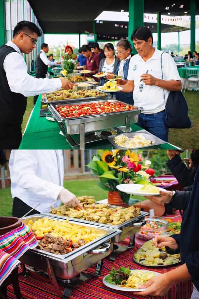 buffet criollo para eventos